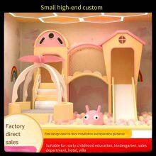 Children's Play Castle, Large Indoor Children's Amusement Park With Ocean Ball Pool and Slide Play Equipment thumbnail-1