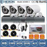 Cheap H.264 4CH DVR NVR CCTV Kit Combo DIY Wireless CCTV Camera System Quality Choice thumbnail-5