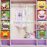 Cartoon Animal Multifunction Non Woven Fabric Organizer Box Storage Bins thumbnail-3