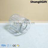 Ribbed With Cap 100ml Glass Candle Jar Cheap thumbnail-2