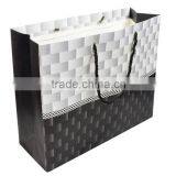 High Quality White Black Color Gift Tote Shopping Bags Design Luminaries Paper Bag B248 thumbnail-3