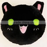 Plush Black Cat Emoji Pillow Cushion, Emoji Pillow Cushions , Emoji Cushions