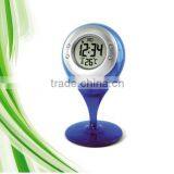 Creative Personalized Water Power Alarm Clock LED Fashion Mini Digital Clock Mute Bedside Calendar Temperature Humidity thumbnail-3