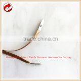 High-quality Metal Aluminum Clothing Custom Silk Ribbon Seal Tag thumbnail-4