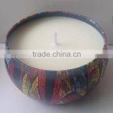 Scented Soybean Wax Candle in Tin Box With Metal Lid thumbnail-6
