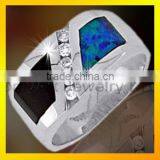 The Jewelry Ring With Delicate Black Gemstone Casting Design Jewelry Ring thumbnail-4