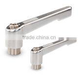 Zinc Die-Cast Adjustable Clamp Levers Nuts Chromium-plated BK38.0232