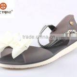 2014 new design crystal jelly shoes pvc upper lady sandals EVA outsole plastic women shoes roman shoes OEM