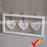 Wall Wood Love Heart Multi Opening Photo Frames Shabby Chic thumbnail-5