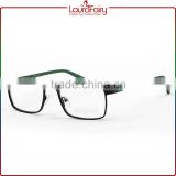 Laura Fairy Manufacturers Discontinued German Stylish Green Temple Eyeglass Frames                        
                                                Quality Choice