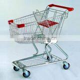 High Quality Supermarket Zinc Plated Shopping Trolley for Folding /shopping Cart thumbnail-1