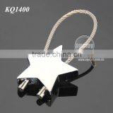 Promotional Star Shaped Steel Wire Metal Wire Keychain thumbnail-2