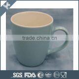 AB grade hot selling good quality fashion blue porcelain cafe cup