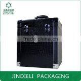 Newest Leather Wine Packaging Box for 6 Bottle thumbnail-2