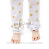 Persnickety Remake Fall Kid Clothes Polka Gold Dot 2pcs Childrens Boutique Clothing 2016 thumbnail-5