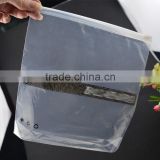 shenzhen china high quality zipper clothes packing PE printable clear plastic bag