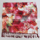 New Fashion Scarf 100% Silk Double Layer Hot Sale Digital Inkjet New Fashion Scarf