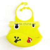 waterproof silicone baby feeding drool bibs