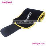 Black And Yellow Running Belt Waist Pack Embossing Waist Trimmer Belt thumbnail-4