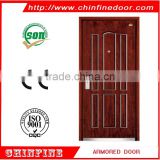 high quality low price Steel wooden armored door(CF-M039)