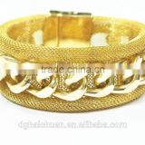Made in china wholesale cheap personalised magnetic clasps stainless steel mesh bracelet