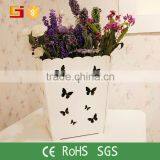 Wholesale Large Chinease Wood Carved Planter Garden Flower Pots for Indoor and Outdoor thumbnail-2