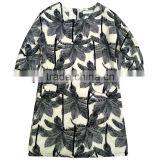OEM Design Fashion Printed Short Sleeve Plus Size Flower Print Women Clothes thumbnail-3