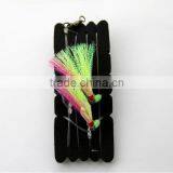 Fishing Rig Flasher Sabiki Hook Lumo Wing Glow Bead 2hooks thumbnail-3
