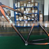 New color bike frame/matte grey+orange