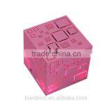 Mini Portable Q+ LED Bluetooth Speaker Square Subwoofer Speakers With Mic TF FM Radio Sound Box Boombox For Phone MP3 Player thumbnail-3