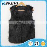Blank Faux Fur Jacket Faux Fur Vest thumbnail-2
