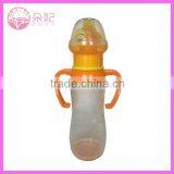 Baby Products BPA FREE Pp/glass/silicone Decorated Bottles With Two Colors Handle