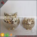 Ceramic Owl Plating for Desktop Decor thumbnail-1