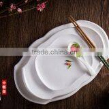 Porcelain Dinner White Oval Plate and Dish for Wedding