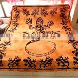Indian Cotton Tapestry, Lizard Dorm Room, Full Size Bedsheets Golden Wall Decor Bedspread Picnic Blanket Wall Hanging Tapestries thumbnail-3
