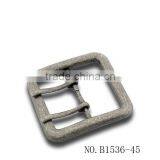 Double Pin Middle Cut Belt Buckle for Casual Belt