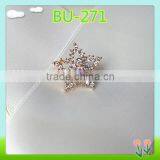2016 Fashion Sale Rhinestone Star Shaped Button for Decoration thumbnail-1