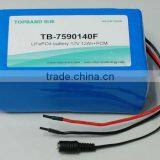 2012 New LiFePO4 Battery TB-7590140F 12V 12AH With PCM Used for Robots thumbnail-1