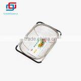 Kitchen Rectangular Shaped Stainless Steel Sink Strainer Basket