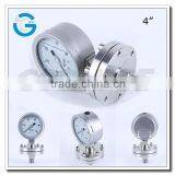 High Quality 4 Inch All Stainless Steel Diaphragm Type Pressure Manometer thumbnail-1
