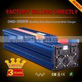 DC to AC 12v/24v/48v to 220v 5kw variable frequency drive solar inverter with charger