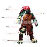4x Teenage Mutant Ninja Turtles TMNT Da Vinci/Raphael/Mikey/Donatello 5" Action Figure Loose thumbnail-5