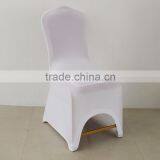 Four-side stretchable leather pocket chair cover lycra chair cover for wedding