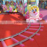 2015 China Cheap Kiddie Rides Mini Roller Coaster for Sale Car Racng Game Machine Amusement Park Equipment thumbnail-1