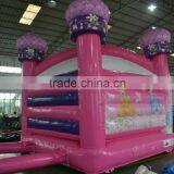 2016 New Design Gaint Inflatable Pink Snow White Combo Castle Combo With Slide for Sale Outdoors thumbnail-2
