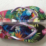 Hot sale women slippers ladies sexy loafer beach slipper flip flops with flower