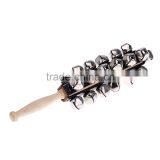 Sleigh Bells Stick Wooden Hand Held With 25 Metal Jingles Ball Percussion Musical Toy for KTV Party Kids Game thumbnail-5