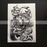 WX- 022 CMYK Tattoos/ Temporary Body Tattoo Sticker/ Water Transfer Black and White Tattoo Sticker thumbnail-1