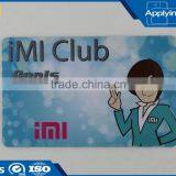 CR80 Plastic Membership Card, PVC Barcode Membership Card for Supermarket or Club