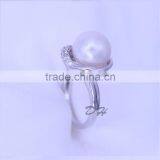 Fashion Jewelry 925 Silver Original Pearl Ring Wholesale thumbnail-6